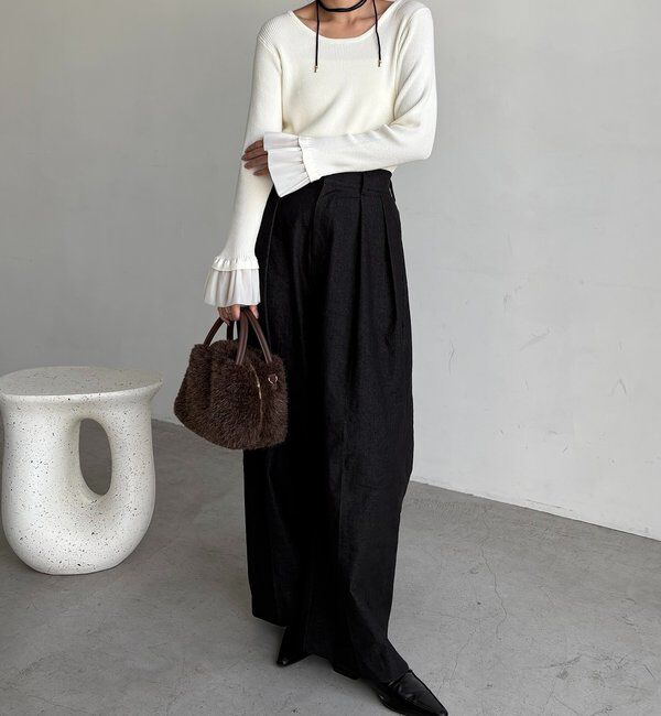  「フレアカフスニット」|ニット・セーター|