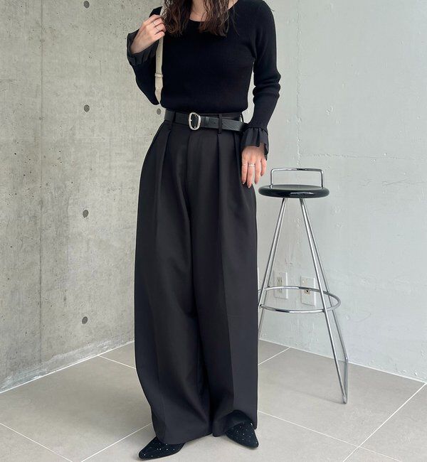  「フレアカフスニット」|ニット・セーター|