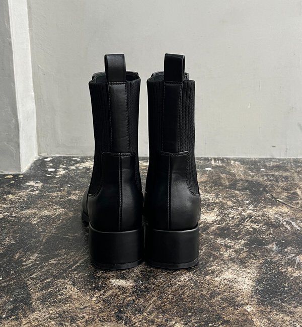  「【話題の人気シューズが再登場！】リブ切替ショートブーツ」|ロングブーツ|