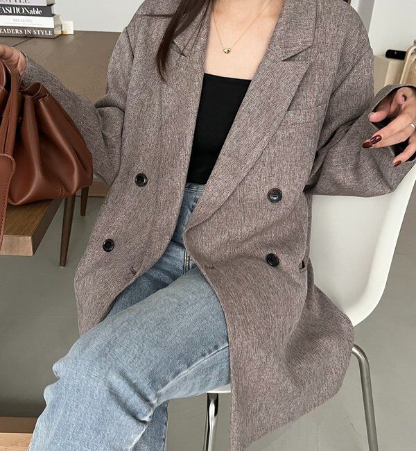  「【CAPRICIEUX LE'MAGE&times;nanacoコラボ】ツイードジャケット」|テーラードジャケット|