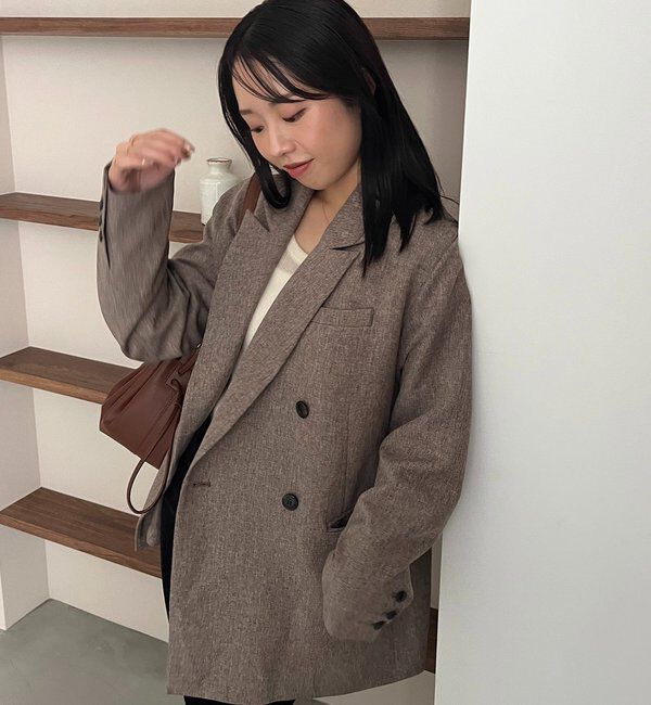  「【CAPRICIEUX LE'MAGE&times;nanacoコラボ】ツイードジャケット」|テーラードジャケット|