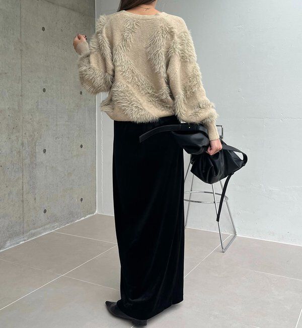  「WAVEフェザーカーディガン」|カーディガン|