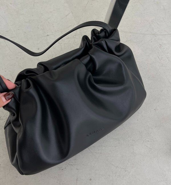  「【新色/ライトベージュ】クラウディギャザーバッグ」|トートバッグ|