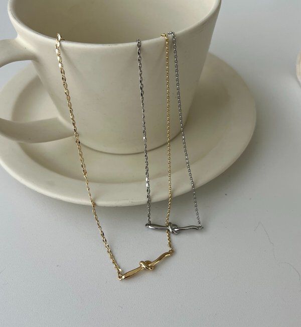  「〈GOLDY/ゴールディ〉ノットバーネックレス」|リング|