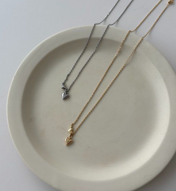  「〈GOLDY/ゴールディ〉親子ハートプチネックレス」|リング|