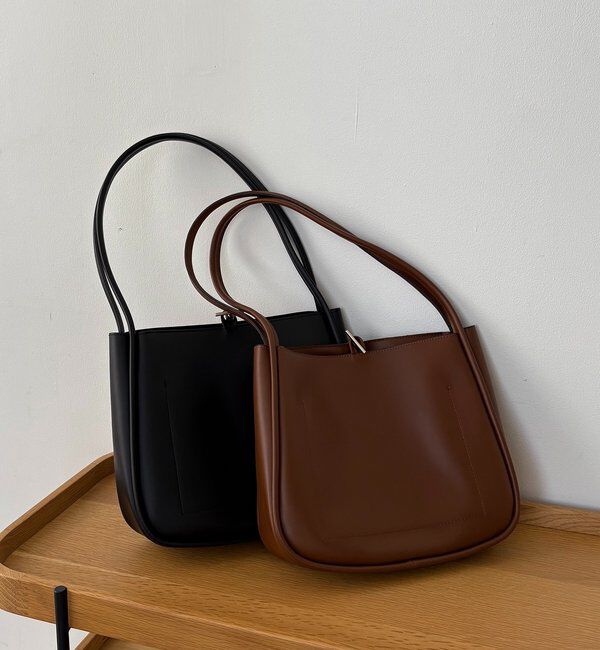  「【新色/ベージュ】トリミングトートバッグ」|トートバッグ|