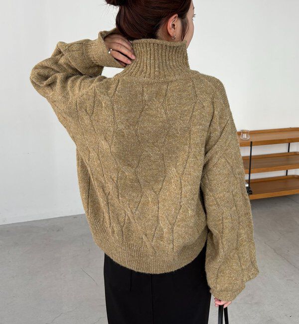  「ケーブルキャンディニット」|ニット・セーター|