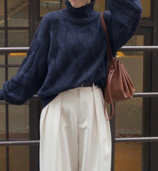  「ケーブルキャンディニット」|ニット・セーター|