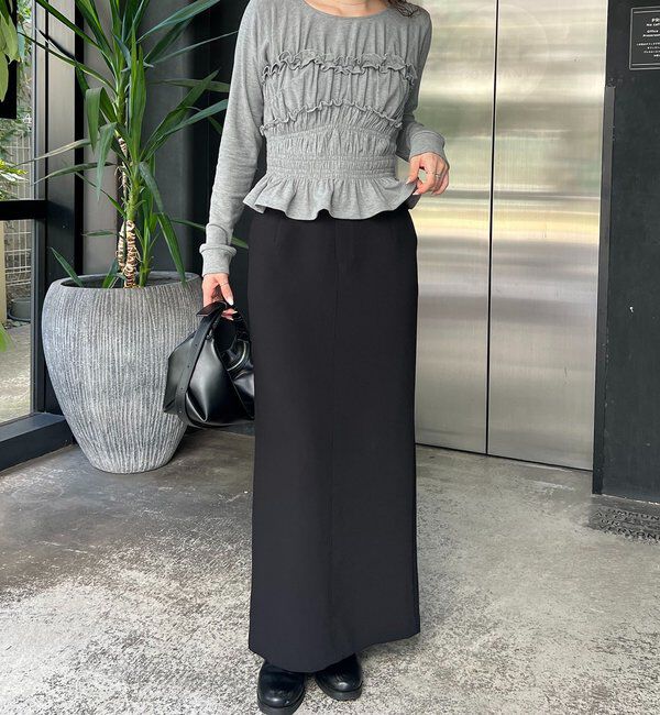  「【体感＋4℃】ベアシャーリング裏起毛トップス」|Tシャツ・カットソー|