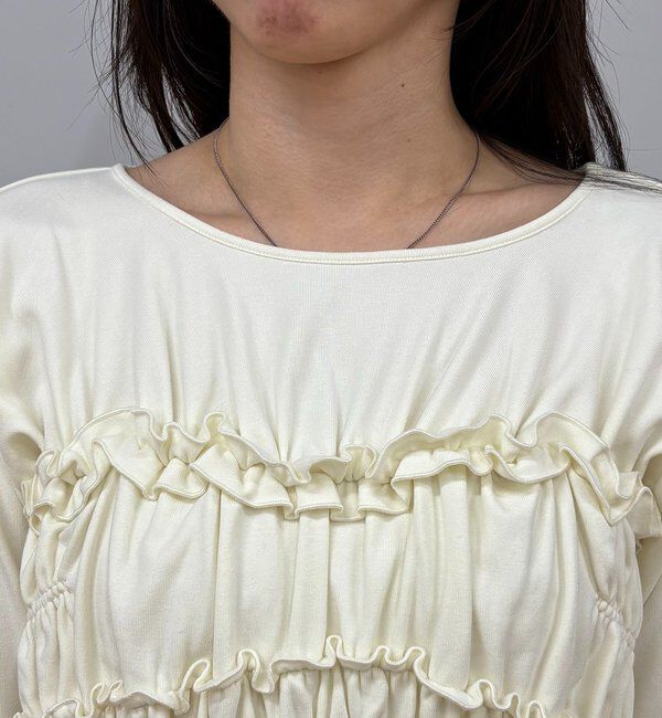  「【体感＋4℃】ベアシャーリング裏起毛トップス」|Tシャツ・カットソー|