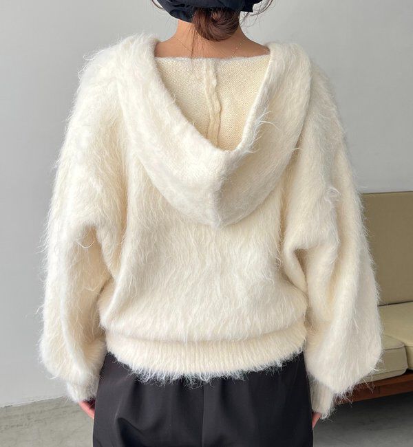  「シャギーニットフーディ」|ニット・セーター|