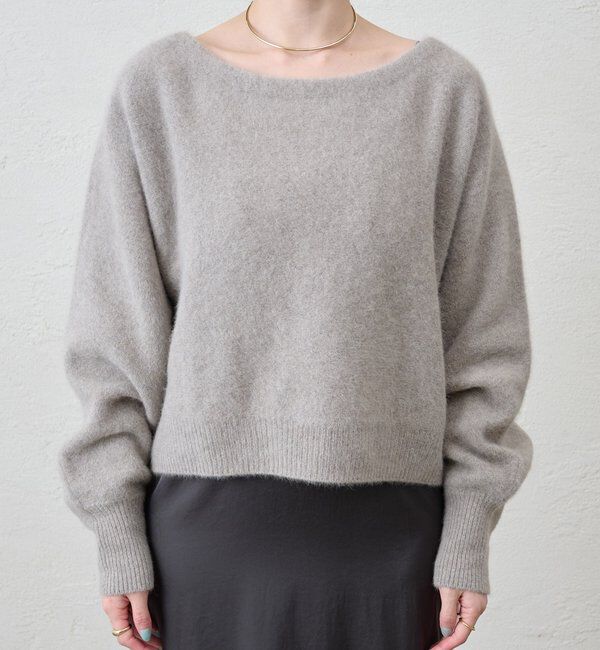  「ファーウールオフショルニット」|ニット・セーター|
