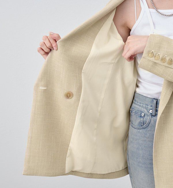  「《名品ジャケット》からみ織りジャケット」|テーラードジャケット|