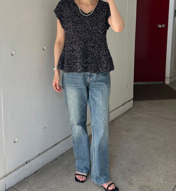  「《３サイズ展開》ストレートデニム」|デニム|