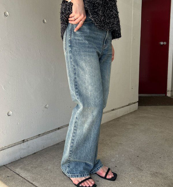  「《３サイズ展開》ストレートデニム」|デニム|