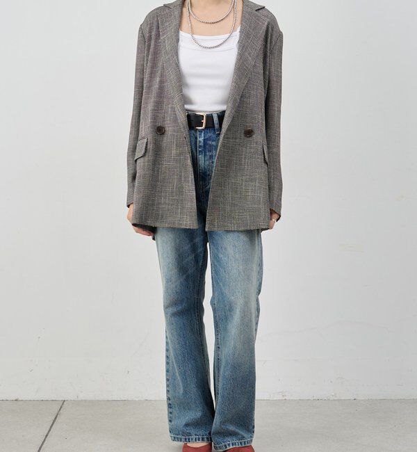  「《３サイズ展開》ストレートデニム」|デニム|