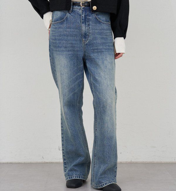  「《３サイズ展開》ストレートデニム」|デニム|
