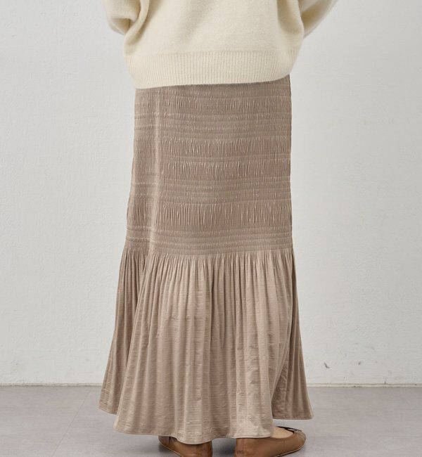  「プリーツマキシスカート」|スカート|