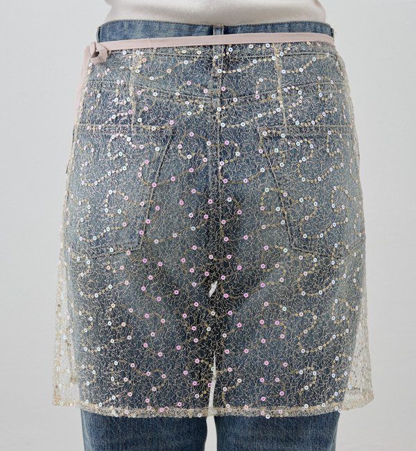  「スパンコールラップスカート」|スカート|