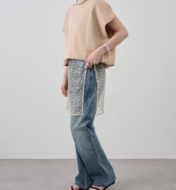  「スパンコールラップスカート」|スカート|