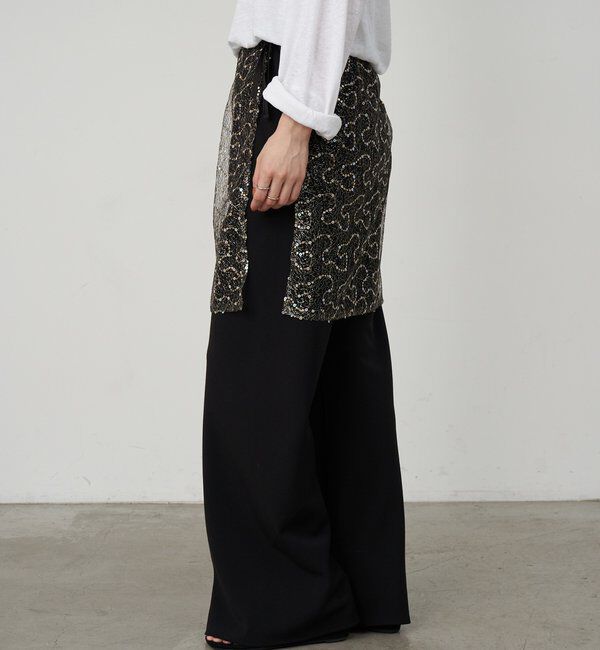  「スパンコールラップスカート」|スカート|