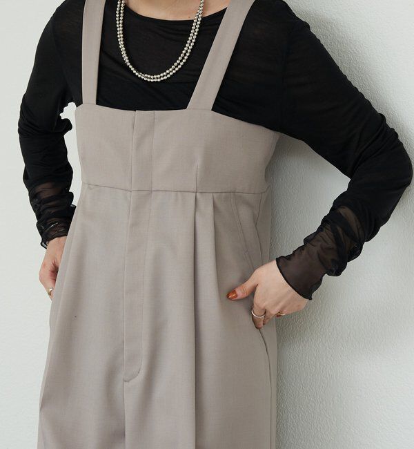  「【1枚でもレイヤードでも〇】袖シアーカットソー」|Tシャツ・カットソー|