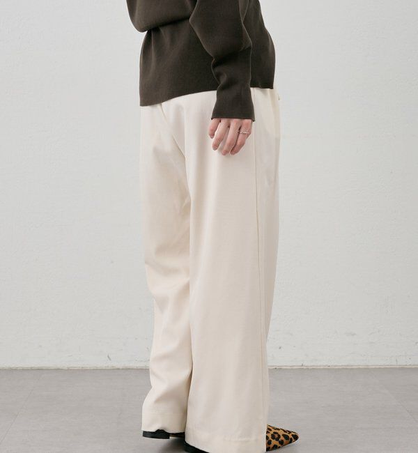  「ダブルタックワイドパンツ」|チノ|