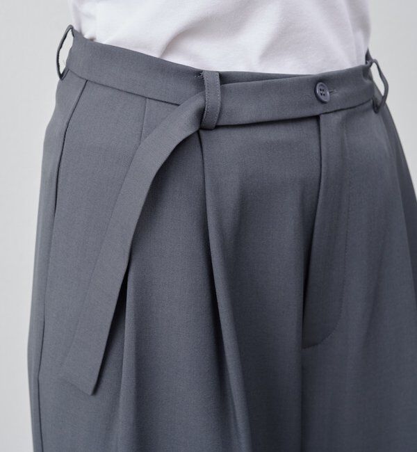  「ダブルタックワイドパンツ」|チノ|