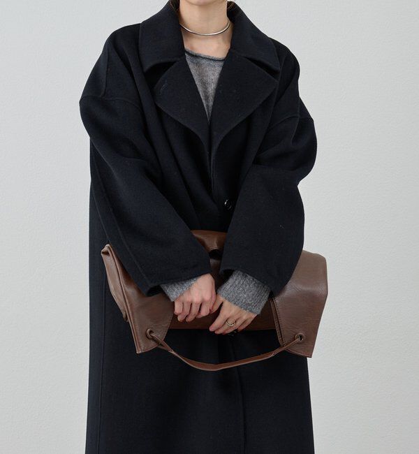  「ビッグカラーリバーロングコート」|その他|