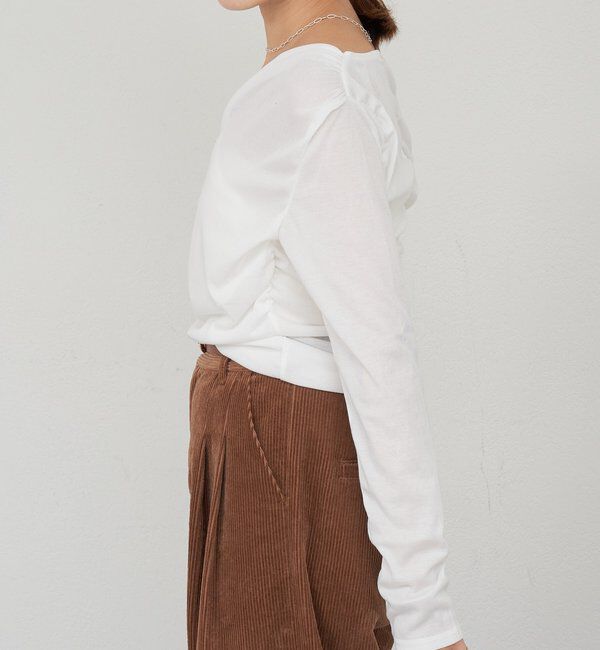  「カシュクールカットソー」|Tシャツ・カットソー|