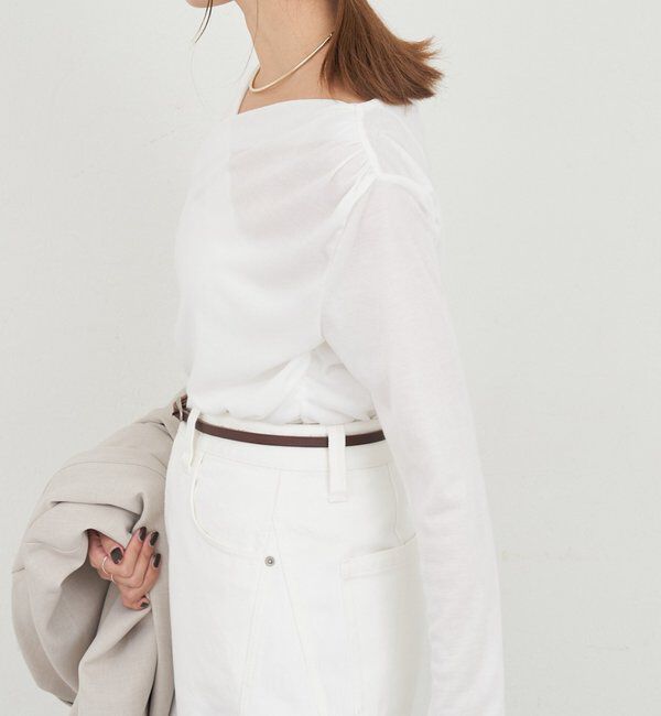  「カシュクールカットソー」|Tシャツ・カットソー|