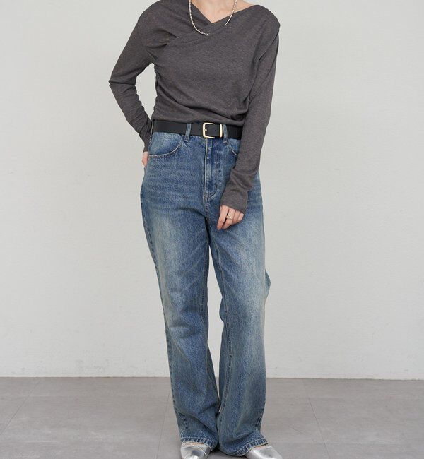  「カシュクールカットソー」|Tシャツ・カットソー|