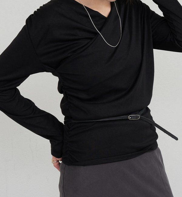  「カシュクールカットソー」|Tシャツ・カットソー|