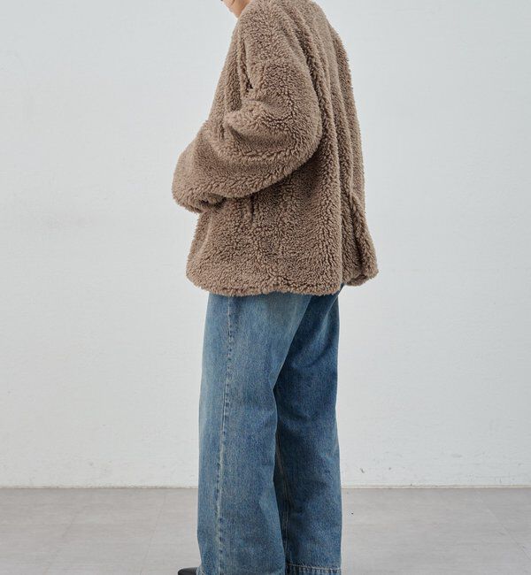  「ノーカラーボアコート」|その他|