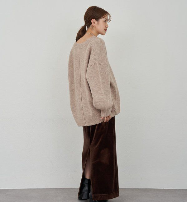  「【@kanako_ikiコラボカラー】【全骨格キレイ見え】ウェーブネックニット」|ニット・セーター|