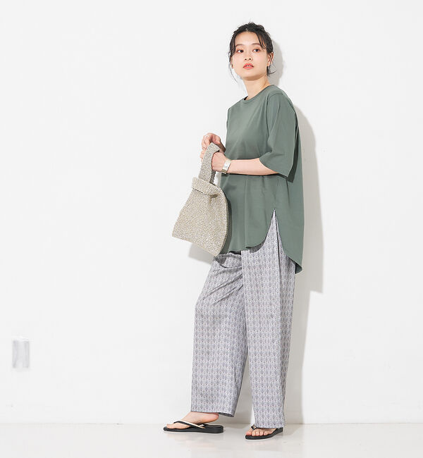 collex「【接触冷感・UVカット】コンパクトクールチュニックTシャツ」|Tシャツ・カットソー|