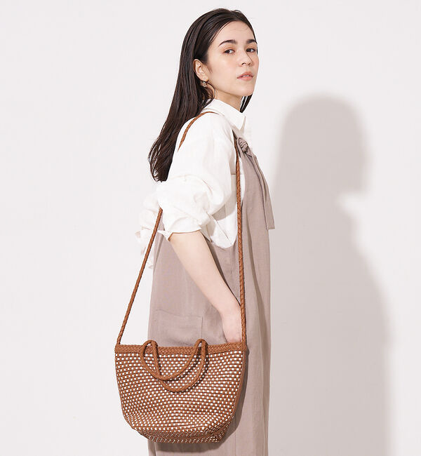 collex「レザーメッシュ2WAYトートバッグ」|トートバッグ|