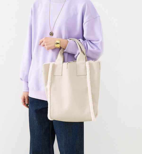 collex「リバーシブルボアトート2WAYバッグ」|トートバッグ|