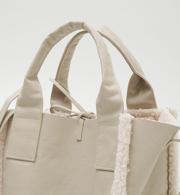 collex「リバーシブルボアトート2WAYバッグ」|トートバッグ|