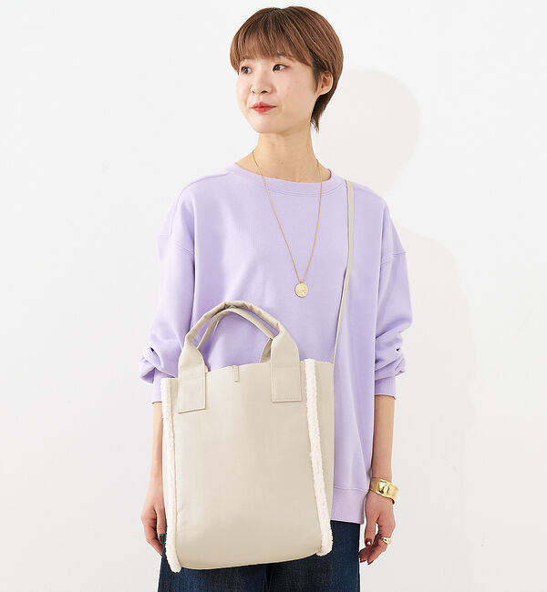 collex「リバーシブルボアトート2WAYバッグ」|トートバッグ|