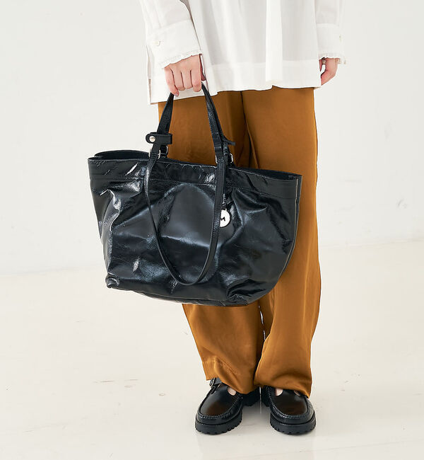 collex「【MARCO MASI】２WAYハンドルレザートートバッグ　ブラック」|トートバッグ|