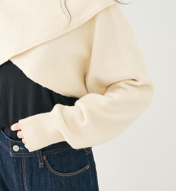 collex「2WAYショートニットプルオーバー」|ニット・セーター|