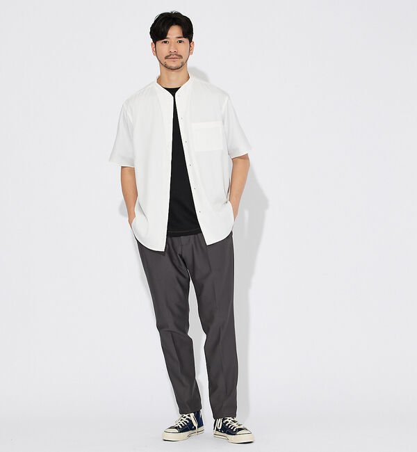 ABAHOUSE「【ロイヤルポンチ】シルクタッチ アトリエTシャツ」|Tシャツ・カットソー|