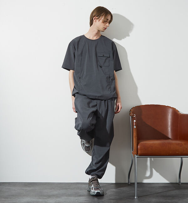 ABAHOUSE「【セットアップ対応】 ウーブン ドライ パラシュートパンツ / ワイドパンツ /」|その他|