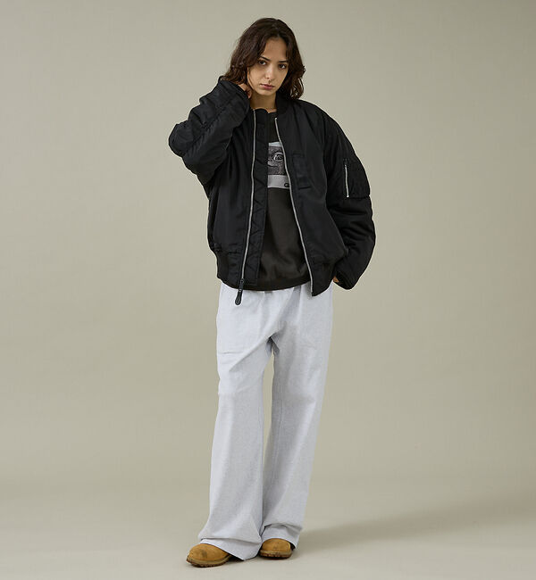 ABAHOUSE「【Valley Apparel / バレーアパレル】LIGHT MA-1 フライ」|ミリタリー・モッズコート|