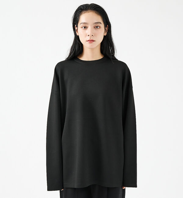 ABAHOUSE「【FORTUNA/フォルトゥナ】ECOTECコクーンシルエットロングTシャツ/ユ」|Tシャツ・カットソー|