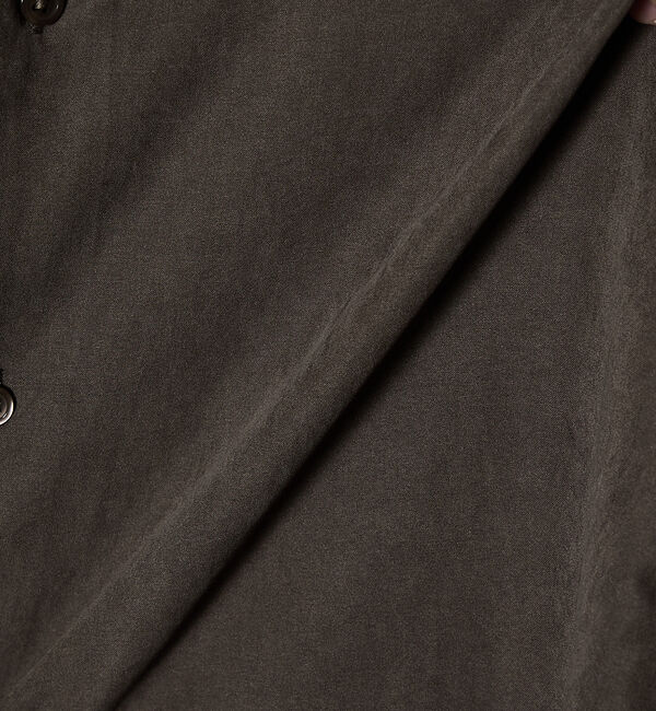 ABAHOUSE「スエードタッチ オーバーサイズ レギュラーカラーシャツ」|シャツ・ブラウス|