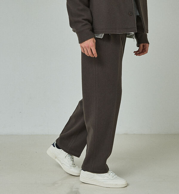 ABAHOUSE「【セットアップ対応】ウールミルド ボリュームタック ワイドスラックス」|その他|