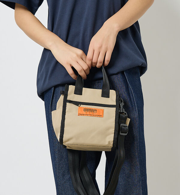 ABAHOUSE「【UNIVERSALOVERALL / ユニバーサルオーバーオール】2WAY ミ」|ショルダー・メッセンジャー|ベージュ