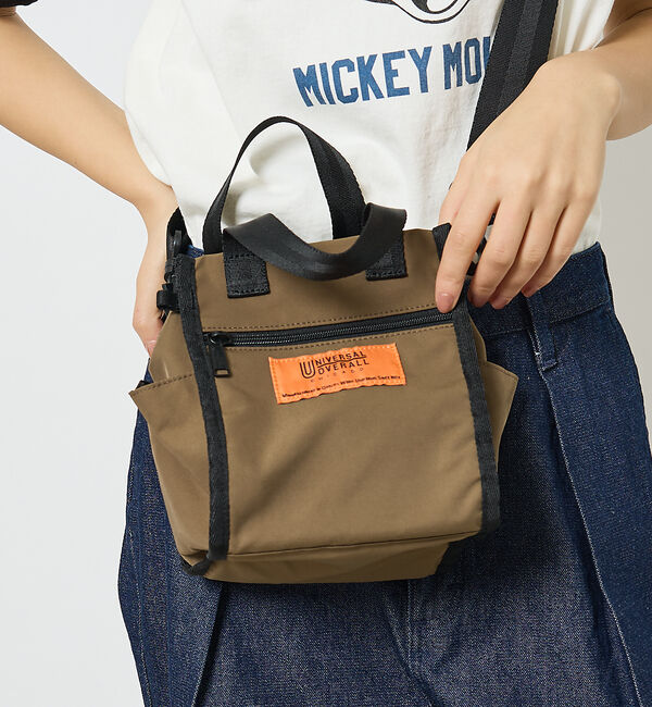 ABAHOUSE「【UNIVERSALOVERALL / ユニバーサルオーバーオール】2WAY ミ」|ショルダー・メッセンジャー|カーキ